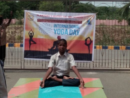 International Yoga Day 2018 Celebrated  in St.Antony Matric School